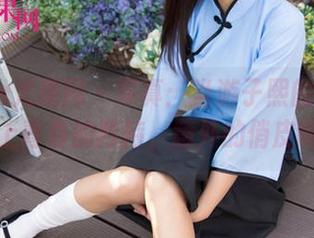 UGirls尤果网 - 写真：当游子熙的双马尾遇上青春的矜持，意外的俏皮啊！