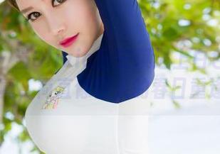 魅妍社 - 当Olivia童安琪遇上白色：全套写真，简直像雪人的春日重逢...